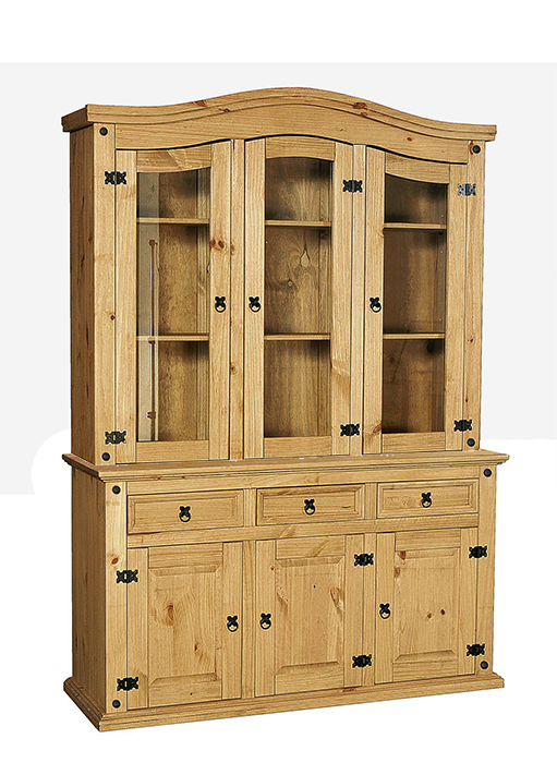 Corona Sideboard and 3 Door Hutch